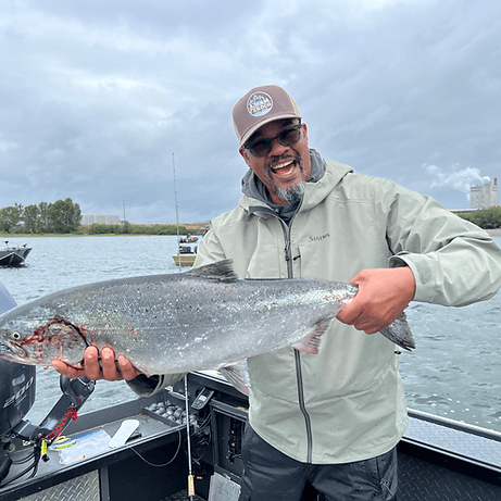 Chuck with trophy fish